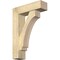 Ekena Millwork Imperial Block Rough Sawn Bracket w/ Offset Brace, Douglas Fir, 8"W x 28"D x 40"H BKT0806X28X40IMP05RDF - alternate 1